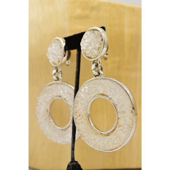 Edouard Rambaud Vintage Set Clip On Earrings Rock Candy Earrings Bracelet BinZ - Picture 3 of 12